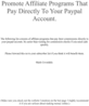 Thumbnail Instant  Paypal Affiliate Commissions